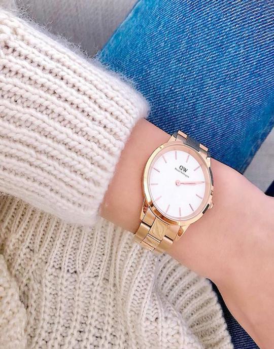 Daniel Wellington Iconic Link Pink Women's Watch